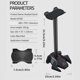 thumbnail image 3 of Headphone Stand Gaming Headphone Stand Headphone Stand Holder Rack Desktop Headset Bracket for GP200 Accessories, 3 of 4