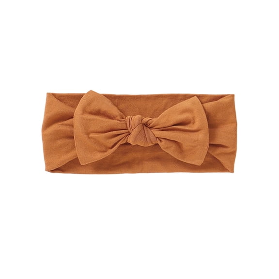 Fiber Baby Headband Bow Headwrap Elastic Hair Accessory for Toddler Girls Daily Casual Use