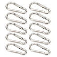 thumbnail image 4 of Spring Snap Hook Carabiner, Rustproof 10Pcs Carabiner Clip  304 Stainless Steel Versatile Quick Link  For Bird Feeders For Outdoor Activities 4MM,5MM,6MM,7MM,8MM, 4 of 8