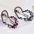 thumbnail image 3 of SPRING PARK Women Heart Bow Flower Butterfly Hair Clip Hairpin Reinestone Cryatal Hairpin, 3 of 8