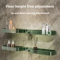 thumbnail image 4 of Guardoinrt Acrylic Easy Installation Self Adhesive Shower Shelf No Damage To Wall Waterproof And Rust Proof green, 4 of 6