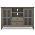 thumbnail image 6 of Simpli Home Artisan Wood 53" Transitional TV Media Stand in Farmhouse Gray For TVs up to 60", 6 of 12