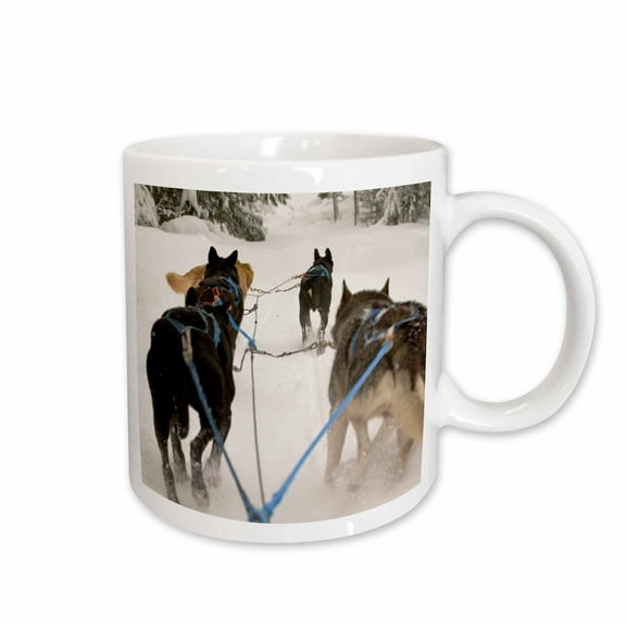 3drose, British Columbia, Whistler, Soo Valley, Dog Sledding-cn02 Tdr0011 - Trish Drury, 15oz Mug
