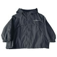 thumbnail image 2 of XQYLOS Kids Waterproof Jacket Windproof Hooded Raincoat Lightweight Zipper Windbreaker Boys Girls Outdoor Hiking Clothes Rain Gear Jacket, 2 of 6