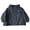 Black, variant on EnJoCho Boys Girls Waterproof Hooded Jacket Teen Zip Up Oversized Raincoat Fall Winter Warm Outdoor Hiking Windbreaker
