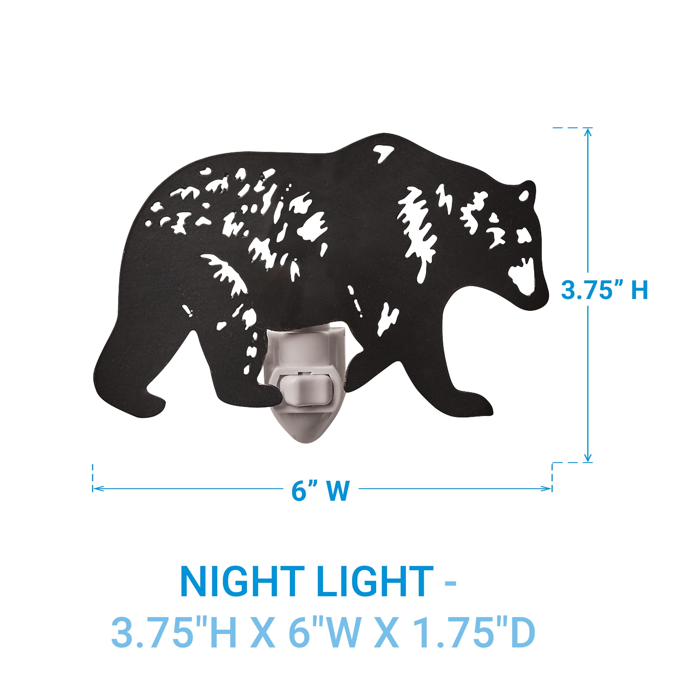 Park Designs Black Bear Night Light