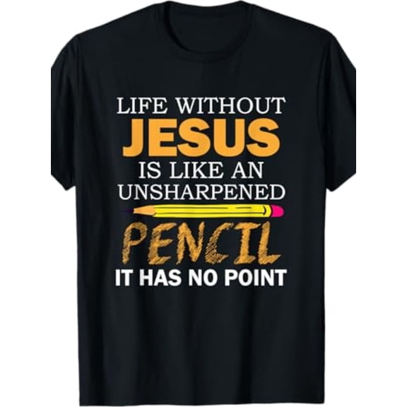 Large Men's lifestyle without Jesus humor, Christian religious faith T-shirt -100% pure cotton regular version short sleeved, breathable and comfortable all year round, machine washable for daily