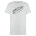 thumbnail image 2 of Hot Dog Vegetables Sketch T-Shirt Men -Image by Shutterstock, Male XX-Large, 2 of 4