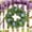 274#Blue, variant on Eucalyptus Money Leaf Wreath Wall Hanging Faux Greenery Farmhouse Decor Realistic No Maintenance Fade Resistant Easy Hang For Entryway Living Room Bedroom Porch Patio Home Decor Accent