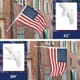 American Flag Kit, 3x5 USA Durable Flags Embroidered Stars with Heavy