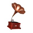 thumbnail image 3 of Estatua de tocadiscos, estatuilla de Metal, colección de ilustraciones, adorno artesanal, escultura para dormitorio, pasillo, oficina, estantería de Estilo A, 3 of 10
