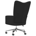 thumbnail image 3 of vidaXL Relaxing Chair Black Velvet, 3 of 5