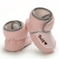 thumbnail image 6 of Baby Boys Girls Snow Winter Boots, Infant Toddler Soft Sole Winter Warm Crib Booties Shoes (Pink), 6 of 7