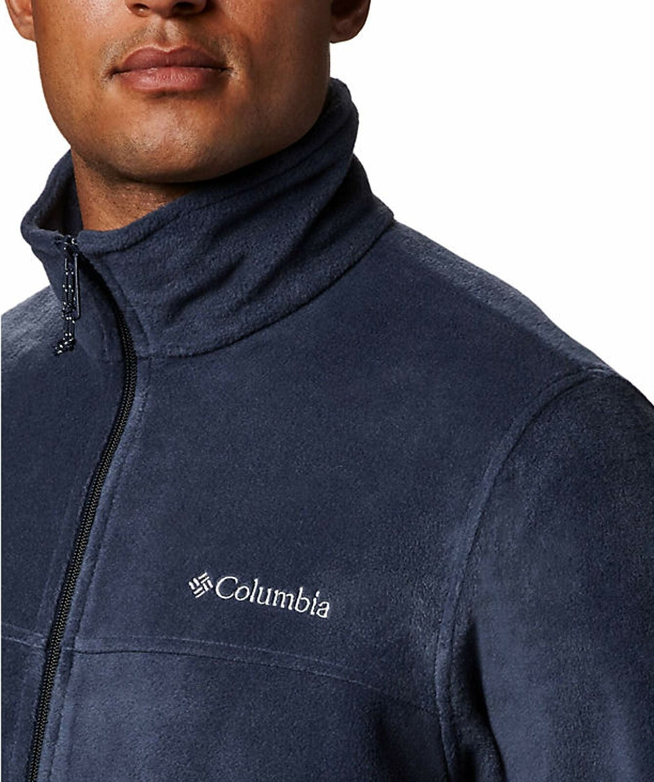 Columbia Men s Granite Mountain Fleece Jacket Size 1X Navy