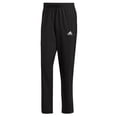thumbnail image 1 of adidas Men's Essentials Stanford Open Hem Embroidered Small Logo Track Pants, Black, Small, 1 of 3