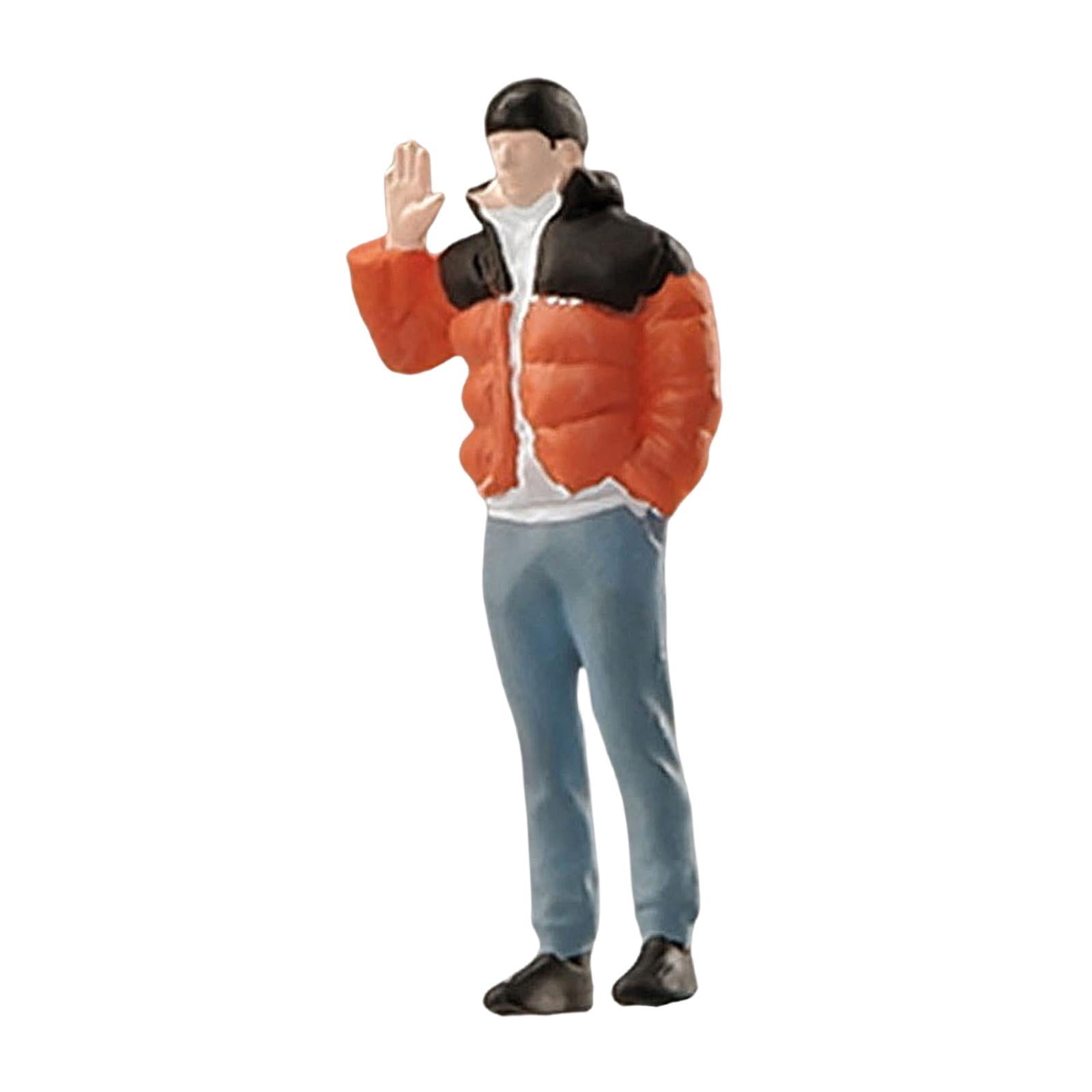 LeeQinersw 1/64 Scale People Figurine Diorama Figurines People Figure for Photography Props