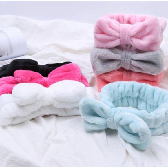 Banda de encaje Maquillaje Maquillaje Tiara Cabello Cara Banda limpia para maquillaje Deng Xun unisex