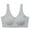 Blue, variant on Vest Strappy Women's Inner Fixed Cup Large Size Back Comfortable Large Bust Slimming Sports Bra