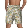 thumbnail image 4 of Fotbe Daisy Men’s Swim Trunks Quick Dry Swim Shorts Board Shorts with Mesh Lining-3X-Large, 4 of 9