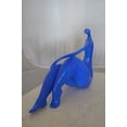 thumbnail image 6 of Nifao Modern Art Blue Women on the Beach Resin Statue – Modern Home Decor Sculpture, 27"L x 8"W x 15"H, 6 of 13