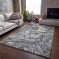 thumbnail image 6 of Addison Rugs Mayfield Washable Transitional Watercolors Pewter Rectangle Rug, 8' x 10', 6 of 6