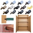 thumbnail image 6 of Shelf Support Pegs, L-Shaped Metal Shelf Pins Peg with Rubber Sleeve, 6 mm Nickel Plated Cabinet Shelf Bracket, Heavy Duty Non-Slip Shelf Supports for Bookshelf, Cabinet, Furniture Corner, 1 Pc, 6 of 9