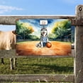 thumbnail image 2 of Happy Father's Day Siberian Husky Playing Basketball with Best Dad Jersey Horizontal Metal Aluminum Sign Husky Dog Lover Gifts Wall Art Home Decor - 13006, 2 of 5