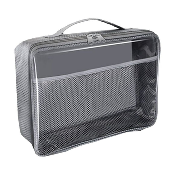 New Zipper Mesh Organizer Bag Set Dispenser with Handheld Portable