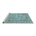 thumbnail image 2 of Ahgly Company Machine Washable Indoor Rectangle Persian Turquoise Blue Traditional Area Rugs, 8' x 12', 2 of 4