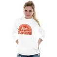 thumbnail image 5 of Hello Sunshine Positive Vibes Beachy Women's Long Sleeve T Shirt Brisco Brands S, 5 of 6