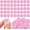 Pink, variant on Tutuviw 100 Pcs 25 mm Christmas Candy Cane Ornaments Fake Peppermint Ornaments Christmas Mini Candy Canes Decor for Xmas Tree Party Decor Miniatures DIY Craft(Pink and White)