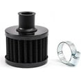 thumbnail image 1 of Filtros de aire y aceite para motocicletas con interfaz universal Filtro de admisión de aire frío para automóvil Respiradero de cárter turbo de 12 mm (negro), 1 of 3