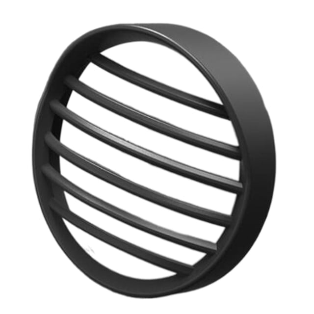 Miulika Grille de Phare de Moto Ronde 14cm Performance Stable Ajustement Universel Noir