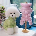 thumbnail image 4 of GASTROPOD Dog Coat Waterproof Dog Jacket for Winter Fullbody Dog Coats Snowsuit Windproof Puppy Down Jacket Coat Fleece Winter Vest for Dogs Cold Weather Dog Coats for Small Dogs, 4 of 7