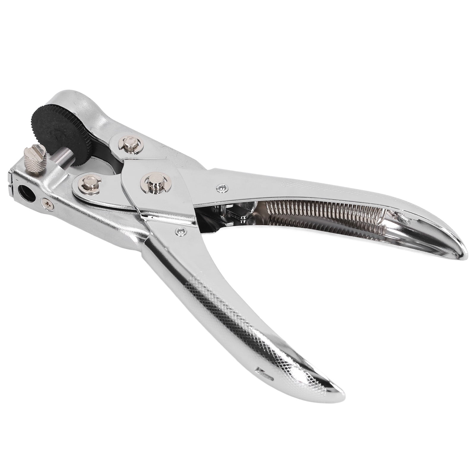 Knitting Needle Single Hole Punch, Chromed Metal Single Hole Puncher for Bag, One Hole Punch, 1 Hole Punch, Paper Punch Machine Part