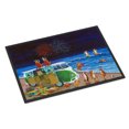 thumbnail image 1 of Corgi Beach Party Bus Fireworks Door Mat, Indoor Rug or Outdoor Welcome Mat 24x3, 1 of 4