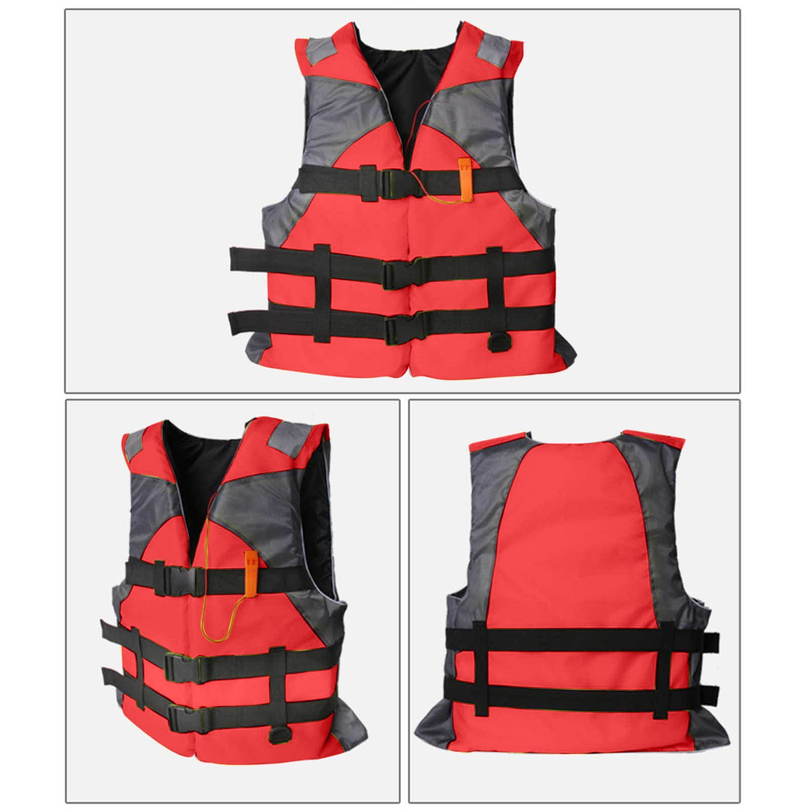 Adult Classic Series Life Vest, Adults Life Jacket Aid Vest Kayak Ski Buoyancy Fishing Boating, Great for Boating, Swimming, Watersports, & More Watersport
