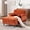 Orange, variant on Rophefx Oversized Chaise Lounge Chair Indoor, 59.3" D Upholstered Sleeper Lounge Sofa Chair with 2 Rolled Pillows, Modern Reading Chairs with Sturdy Legs for Living Room, Bedroom, Blue