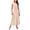 Beige, variant on Jane Wardrobe Women’S Casual 2-Piece Outfit Set, Short Sleeve Crew Neck Ruched Crop Top With High Waist A-Line Flowy Maxi Skirt, Soft Ribbed Polyester Fabric, 2pcs, Sizes S M L XL