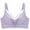 Purple Bras for Women, variant on Front Closure Bras for Women Easy Close Bra Front Closure Button Bras Wireless Comfort Unlined Bra Red 12