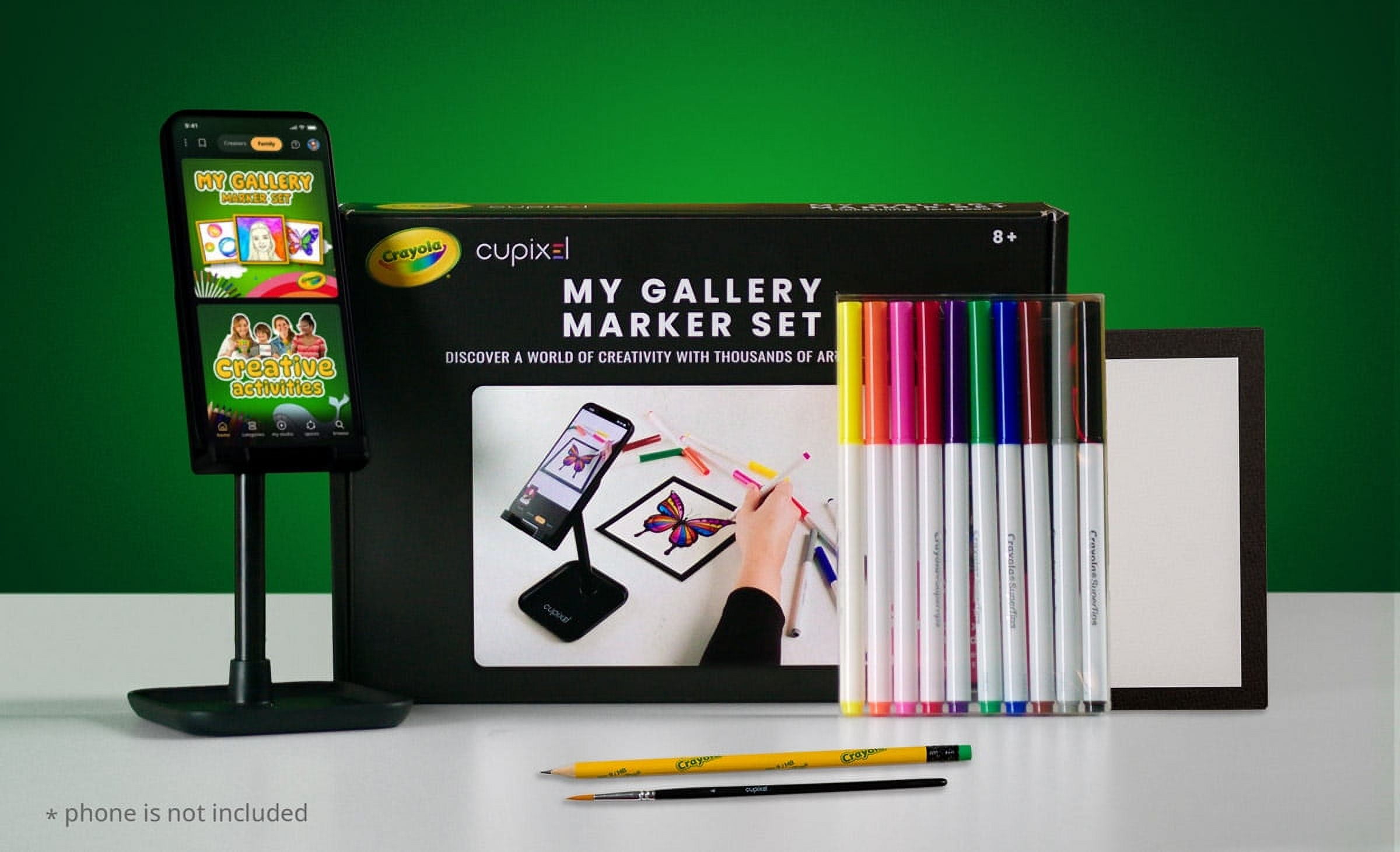 Cupixel Crayola My Gallery Set: Coloring Art Imagination Kit