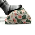 thumbnail image 5 of Tropical Foot Rest, Repetitive Summer Pattern of Vintage Plumeria and Leaves, Non-Slip Backing Adjustable Ergonomic Memory Foam Leg Support for Office, Beige Pale Olive Green, by Ambesonne, 5 of 5