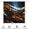 thumbnail image 2 of Flag Of The United States 4 Piece Shower Curtain Sets, with Non-Slip Rugs, Toilet Lid Cover And Bath Mat, for Bathroom Decor Set, 2 of 8