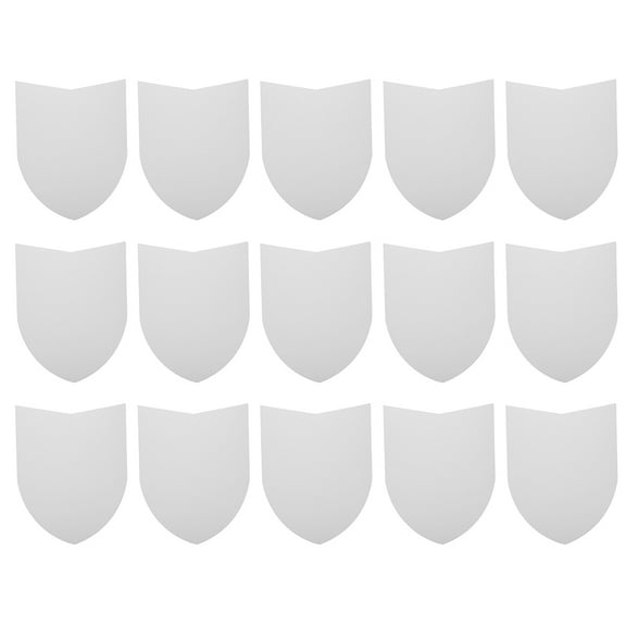 Milisten 15Pcs DIY Blank Paper Shields for Painting Drawing and Decorating Party Accessories