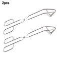 thumbnail image 4 of Premium Stainless Steel Kitchen Tongs 30cm Long BBQ Tool For Grilling Set Of 2, 4 of 8