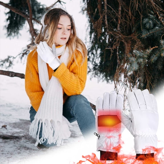 Kilaqueen Winter Gloves for Men Women Snow Warm Cycling Cold Weather, Thermal Gloves Outdoor Warm Gloves, Driving Biking Running