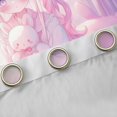 thumbnail image 4 of jejeloiu Cute Toy Bear Black Out Curtains,Pink Anime Girls Curtains Pack of 2 (42x63 Each) For Princess, 4 of 6