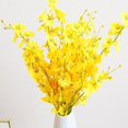 thumbnail image 3 of Orchids Artificial Flowers, 10 Bunches Fake Silk Flowers for Decoration, Long Stem Artificial Flowers for Tall Vase Indoor Outdoor Wedding Home Office Party Hotel Decoration, 3 of 9