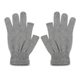 thumbnail image 1 of Guantes de punto para hombre de primavera y otoño, cálidos guantes de lana de hilo acrílico grande, hilo reciclado, Dew 235 finger, 1 of 5