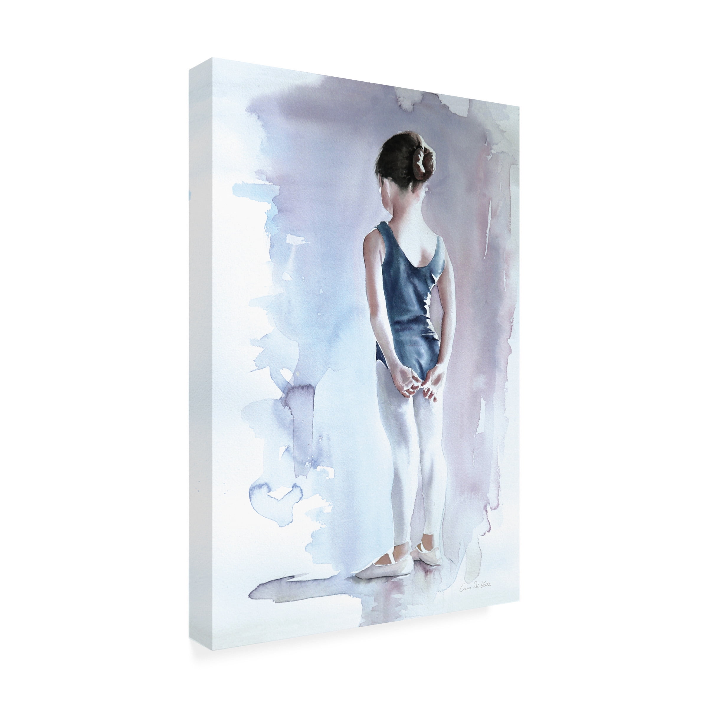 Trademark Fine Art 'First Day at Ballet' Canvas Art by Wild Apple Graphics
